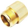 harayaa Adattatore per Bombola di Gas Da Campeggio, Convertitore, Raccordo Metallico Portatile di Ricambio CGA 600 a 7/16'' per Barbecue in Giardino