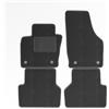 Mats4all Set di tappetini auto Compatibile con Audi Q3 2012-2018 | Antiscivolo | Con rinforzo | 4 pezzi | Tappetini per auto | Set di tappetini