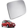 Esselle Parts Specchio Retrovisore per Fiat Panda 169 Cross FINO AL 2009 Destro Lato Passeggero, Vetro Ricambio Esterno con Piastra ABS, Montaggio Plug & Play