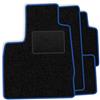moto-MOLTICO Moltico - Set di tappetini in velluto per Subaru Forester IV 2012-2018, colore blu, 5 mm, antiscivolo e su misura