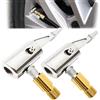 YUEMING 2 Pezzi Mandrini per Pneumatici, Clip per pompa aria valvola pneumatico, Accessori Pompa Auto Adattatore Ugello Filettato, Connettore Valvola di Gonfiaggio Pneumatici per Motociclette Auto