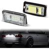 POPMOTORZ Luce targa 2 pezzi LED compatibile con BM-W E46 4D Sedan 1998-2007 E46 5D Touring 1998-2005 con design Canbus senza errori 2835 SMD