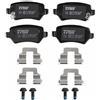 TRW GDB1515 Pastiglie Freno Set di 4 para Opel Corsa C (X01) 2000-2009 Assale Posteriore e Altri Veicoli