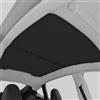 AAMHHM 2025 2026 Tesla Model Y Juniper Tetto, Cristallo Ghiaccio Nero Nano Totale Oscurante Tetto, Mai Sag [Nero Classico]