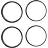 INFINAUTO Anelli Centrici Per Mozzo 57.1mm ID 60.1mm OD 4 Pezzi | Adattamento Universale, Per Acura, Per Lexus, Per Toyota, 57.1mm ID, 60.1mm OD, Riduce Vibrazioni, Montaggio Facile
