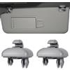 NIYATA 2 supporti parasole compatibili con Audi A1 A3 A4 A5 Q3 Q5 (8E0 857 562) A7 B6 B7 B8 S4 S5, grigio