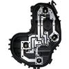 Bywindup Portalampada fanale posteriore destro per BMW Serie 1 F20 F21 (2010-2015) OEM 63217315200 Base portalampada con funzioni freno, indicatore di direzione e luce posteriore, sostituzione diretta