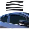 OMAC 4X Deflettori Aria Regenabweiser compatibile con Renault Megane Hatchback 2008-2016 Dunkel