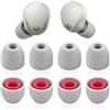 Miruchertter 4 paia di gommini di ricambio per auricolari, 1000 x M5, in silicone, compatibili con Sony WF-1000XM5, WF-1000XM4, in morbido silicone (grigio, XS)