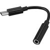 Asyduey Adattatore da USB C A 3,5 mm per Cuffie/Auricolari, Tipo C 3.1 Adattatore da 3,5 mm per Cuffie Stereo Audio Femmina per Moto Z, LeEco Le S3 / 2 PRO e Altro