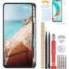 YHX-OU 6.67'' Nero+Telaio TFT Schermo per Oppo A40/A40m/A3 4G CPH2669 CPH3669 LCD Display Touch Screen Digitizer Ricambio Assembly con Utensili Inclusi + Vetro temperato