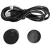 Hoite Pulsante di controllo del volume USB Telecomando esterno per PC Laptop Regolazione del volume con luce blu Cavo da 2 m Compatibile con Windows Nero