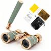 BOSSDUN Binocolo da teatro 3x25, mini binocoli compatto con impugnatura regolabile, binocolo portatile per donne, adulti e bambini, ideale per concerti, teatro e opera (g)