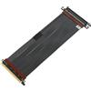LINKUP - Ultra PCIe 4.0 X16 cavo riser [Testato in RTX4090 RX6950XT x570 B550 Z690] Supporto verticale schermato gaming PCl Express gen4┃Spina dritta (25cm) Compatibile con 3.0 gen3 e TT