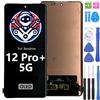 iYAiYO Schermo LCD Display Digitalizzatore Touch Screen Ricambio Compatibile con Realme 12 Pro+ 5G RMX3840 OLED Schermo Completo con Strumenti-Nero