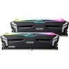 Lexar RGB DDR5 RAM 32GB Kit (2x16GB) 6800 MHz CL34, 288-Pin UDIMM Memoria per computer PC Gaming, Memoria desktop DRAM per XMP 3.0, AMD EXPO, CL34-45-45-108, 1.4V
