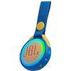 JBL JR POP Speaker Bluetooth Portatile per Bambini, Cassa Altoparlante Bluetooth Impermeabile IPX7 con Luce Multicolore, fino a 5 Ore di Autonomia, Blu