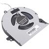 Nucelit DC12V CPU GPU Ventola di Raffreddamento Ricambio per OMEN 16-B 16-C Laptop con 4Pin 4wires Laptop Ventola di Raffreddamento