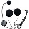 MKTOLHUs Microfono per cuffie a mezzo casco da moto, con filo rigido e cavo flessibile, set audio da 77 cm per sistemi di interfono Cardo, asta microfono con cancellazione del rumore trasparente (A)