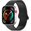 CHANRASI Cinturino magnetico compatibile con Huawei Watch Fit 5/Fit 5 Pro/Fit 4/Fit 4 Pro/Fit 3,Silicone Sport Cinturino Magnet Link Cinturini per huawei watch fit 5,Nero