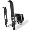 VIMIN Scheda di rete 10G PCIe 4.0 x1 con Realtek RTL8127AT