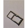 Generico Ricambio Compatibile con TCL 20 SE / T761H T671H Carrello Vassoio Alloggio SUPPORTO adattatore SLOT PORTA CARD carrello per SCHEDA SIM + vano Memoria Micro Sd (Nero)