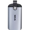 SSK SSD 1TB NVMe ssd esterno portatile, max 2000MB/s solo con USB 3.2 Gen2x2, hard disk esterno ssd, maniglia pelle, per iPhone 15, Android, Windows, Tablet, Mac, Xbox