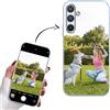 Yoedge Cover Personalizzata per Samsung Galaxy A54 5G 6,4 Personalizzato con Foto Immagine Testi Disegni Custodia Personalizzabile Regalo Album Personalizzabili Blu per Samsung A54 5G