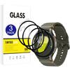 X-Dision [3 Pezzi Pellicola Protettiva Compatibile con Galaxy Watch 7 44mm,[Resistente ai Graffi, Alta Definizione][3D Curved Full Cover] Pellicola Protettiva per Galaxy Watch 7 44mm