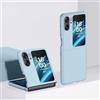 EASSGU Custodia in Silicone Adatta per OPPO Find N2 Flip (6.8 Inches), PC Cover per Telefono Resistente Alla Caduta e Ai Graffi - Cielo blu