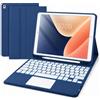 SOPPY Custodia con tastiera retroilluminata con touchpad per iPad 9a generazione 2021, 8a generazione 2020, 7a generazione 2019 10,2, iPad Air 3 e Pro 10,5, retroilluminazione a 7 colori, tastiera