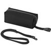 Generico Borsa portaoggetti, compatibile con DJI, OSMO Pocket 4/3 /2 | Borsa a tracolla portatile con cinghia, pelle PU e Lycra(Black)