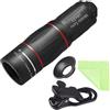 Générique Monoculare ad alta definizione - Ottica zoom compatto, da | viaggio portatile, telescopio leggero con messa a regolabile 5,0 x 1,5 x 1,5 pollici | Bird watching all'aperto, attrez