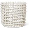 Ferm Living - Cesto Ceramic - Bianco - Ceramica - Designer Trine Andersen