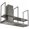 Faber T-SHELF EV8 TITANIUM MATT A180 Cappa aspirante a isola 180 cm Classe C Titanio