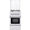 DE LONGHI DL554EW2 Cucina 4 fornelli con forno elettrico da 50 cm