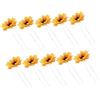 Generico 10pezzi Fermagli Capelli Sposa con Girasole Accessori Floreali per Nozze e Cerimonie Pinze Eleganti per Sposa e Damigelle per Foto e Occasioni Importanti