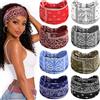 Awumbuk 8 Pezzi Fascia Capelli Donna, Elastico Boho Headband per Yoga