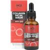 Face Facts Siero viso al collagene e Q10 | Ubichinone (Q10) + collagene + betaina | ammorbidire e lisciare | riduce temporaneamente l'aspetto delle linee sottili | 30 ml