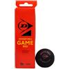 Dunlop Sports Dunlop Palline da Squash Game Red, Punto Rosso | 6% più grande della Pro | 20% di tempo di volo in più | Più reazione | Controllo e fiducia per giocatori in crescita