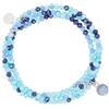 Lizas Bracciale e collana allo stesso tempo, collana di perle in molti colori, Mittelgroße, sintetico, Non pietra preziosa