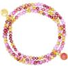 Lizas Bracciale e collana allo stesso tempo, collana di perle in molti colori, Mittelgroße, sintetico, Non pietra preziosa