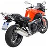GIVI Bauletto in alluminio monokey con piastra in alluminio o carico massimo 6 kg adatto per BMW K 1200 R anno di costruzione 05 08 o per BMW K 1300 R anno di costruzione 09