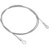 PATIKIL Acciaio Inossidabile Cordino Cavo 1.5mmx100cm, Cavo di Sicurezza 4pz Occhielli Terminati Cavi di Sicurezza Filo Corda per Valigie Biciclette Porte Lampade Corde da Giardino