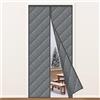 MYCARBON Zanzariera Tenda Termica Magnetica Isola da Freddo(120x220cm) | Chiusura Automatica con Nastro Adesivo per Porta Garage Magazzino Balcone