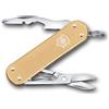 Victorinox Companion S Alox, Multiuso, Tascabile, 5 Funzioni, Piccolo, incl. Forbici e Cacciavite, Swiss Made, Oro