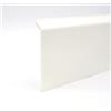 MadeInNature Topper per ristrutturazione in PVC, battiscopa bianco o grigio di alta qualità di MadeInNature altezza 11,4 cm, lunghezza a scelta (10 ml, bianco)