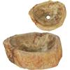 vidaXL Lavandino 45x35x15 cm in Pietra Fossile Crema