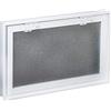 erfe Finestra di ventilazione da inserire in una parete di vetromattoni o muratura | Dimensioni cm 57,9X38,4X8 | Unità di vendita 1 finestra