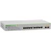 Allied Telesis Switch di rete Allied Telesis GS950/10PS Gestito Gigabit Ethernet [10/100/1000] Supporto Power over [PoE] Verde, Grigio (GIGABIT WEBSMART SWITCH 8XTPOE+ - 2X SFP PORT EU POWER CORD) [AT-GS950/10PS V2-50]